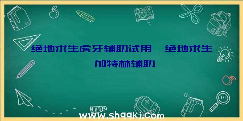 绝地求生虎牙辅助试用、绝地求生